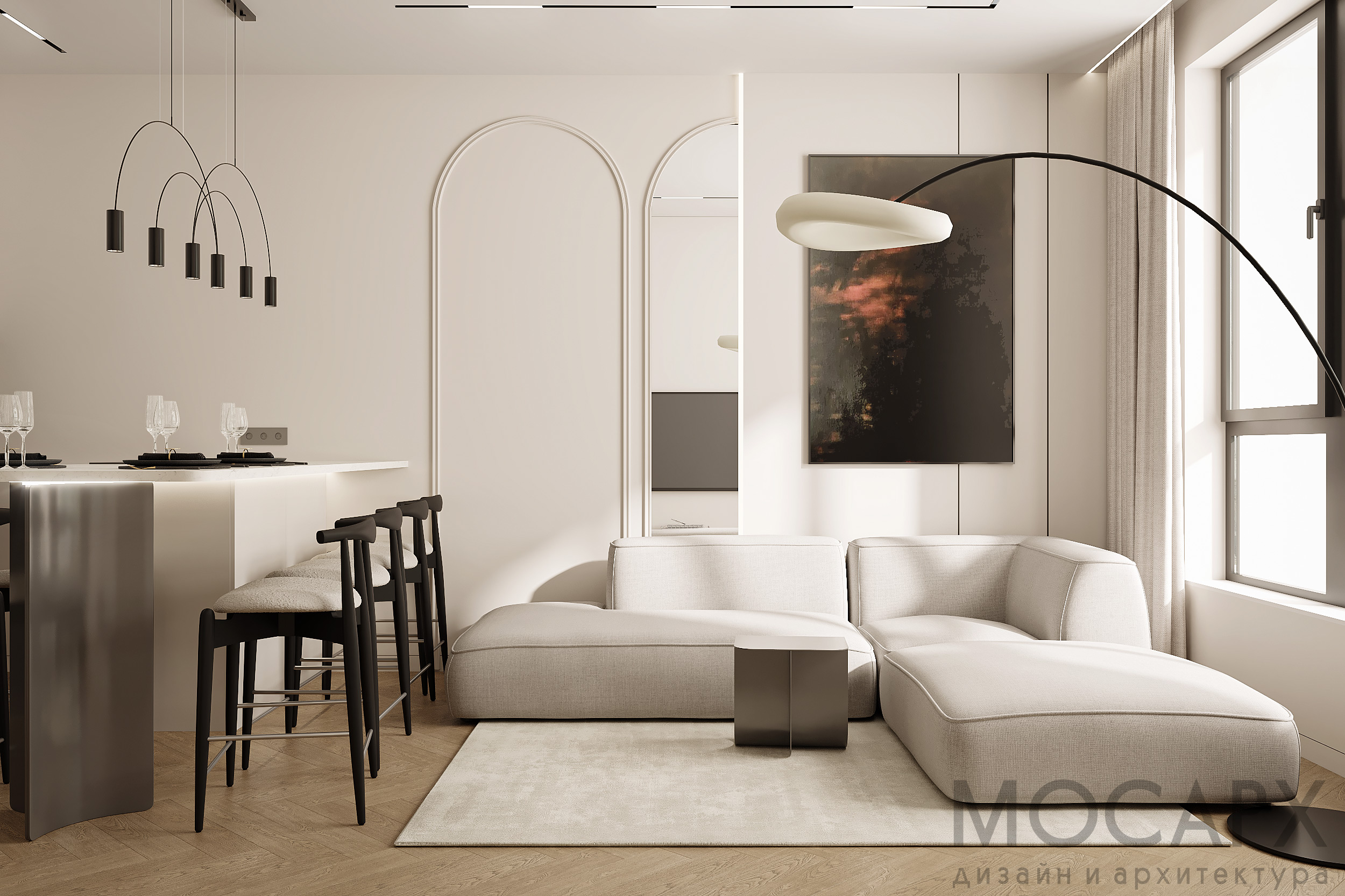 Трехкомнатная квартира в ЖК Mypriority Басманный